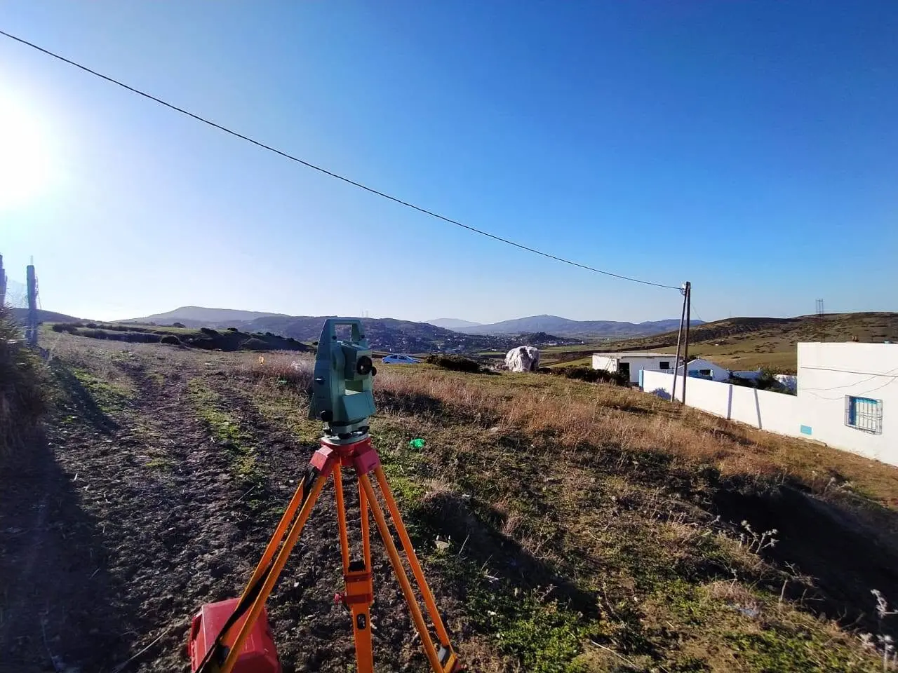 Levé topographique en zone rurale — Diar Al Khibra