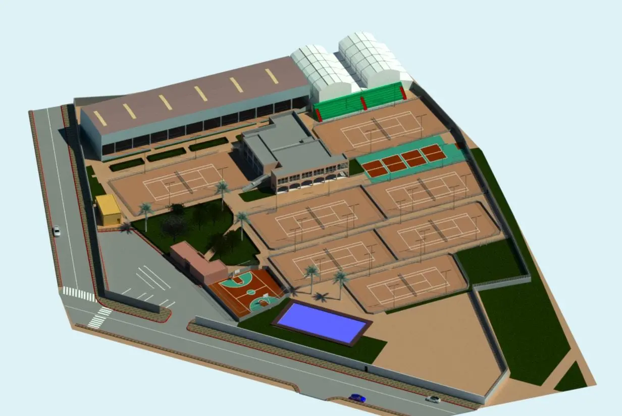 Relevé 3D et modélisation d’un complexe sportif, Tanger — photo 1 sur 1